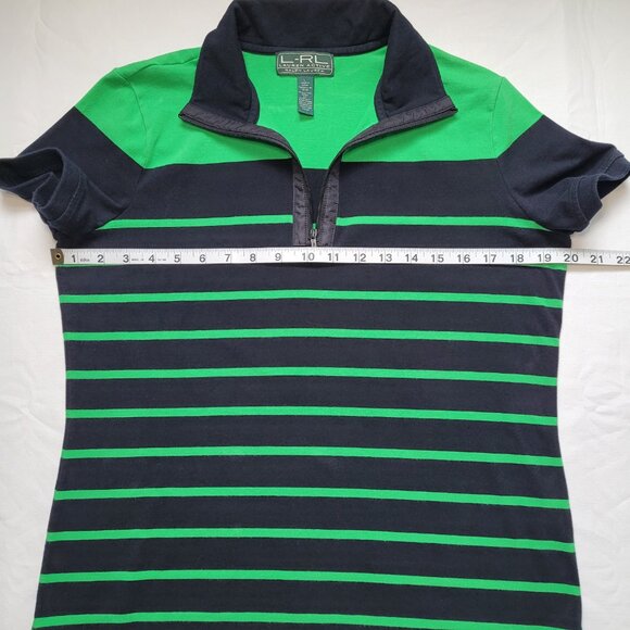 Lauren Ralph Lauren Womens Polo Active Quarter-Zip Shirt Golf Tennis Large - Picture 7 of 10